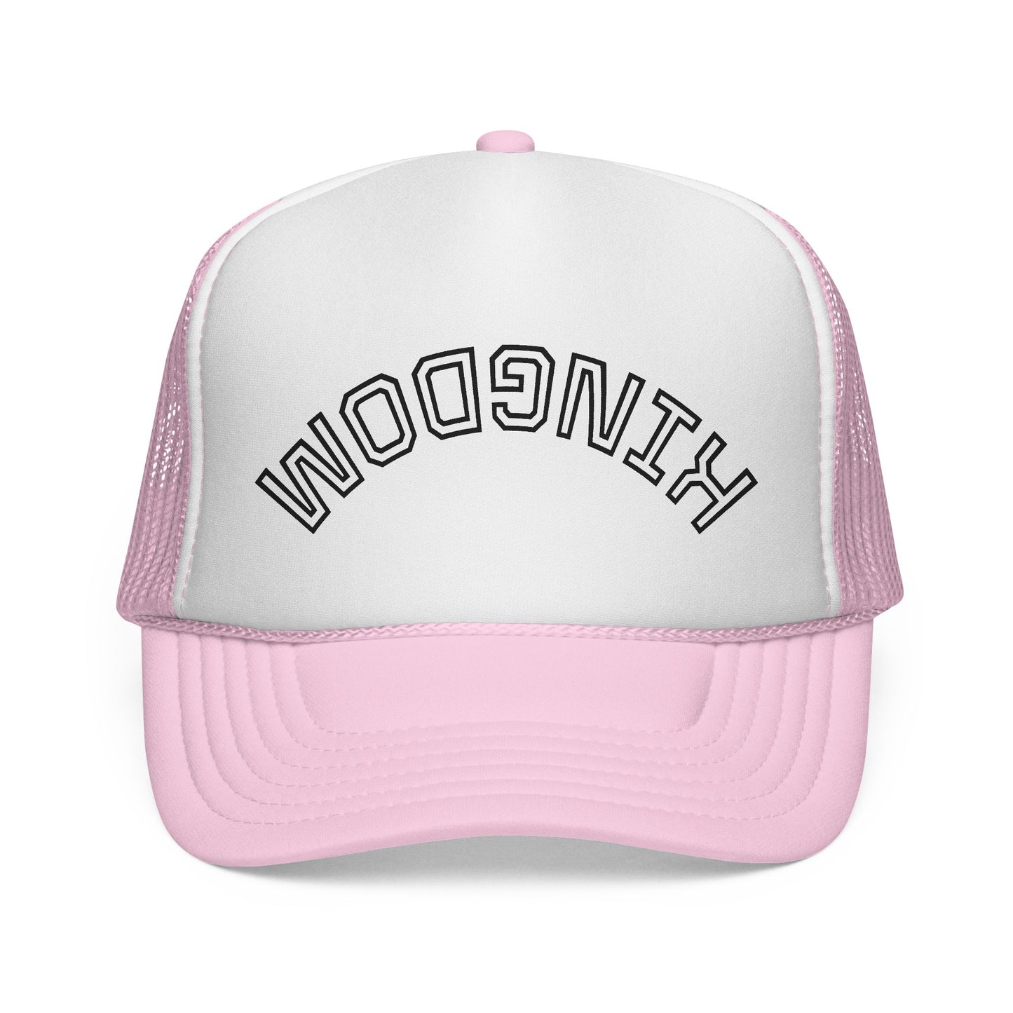 Kingdom Trucker Cap — Bold Embroidered Arch Mesh Hat